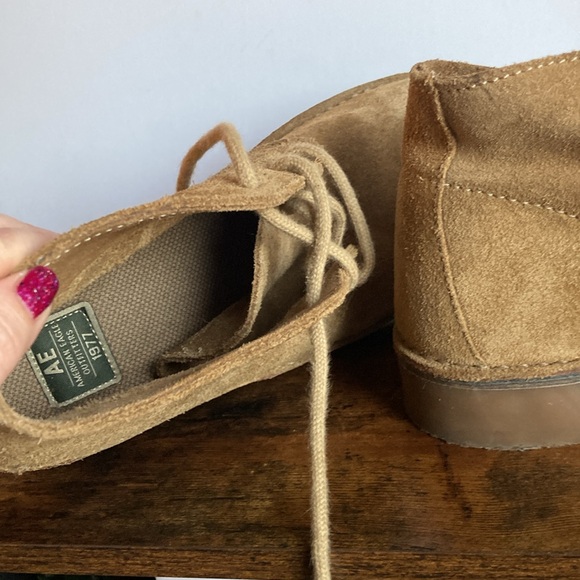 LIKE NEW! American Eagle Outfiters Nubuck/Suede Leather Chukka Boots Women’s 8 - Picture 10 of 11